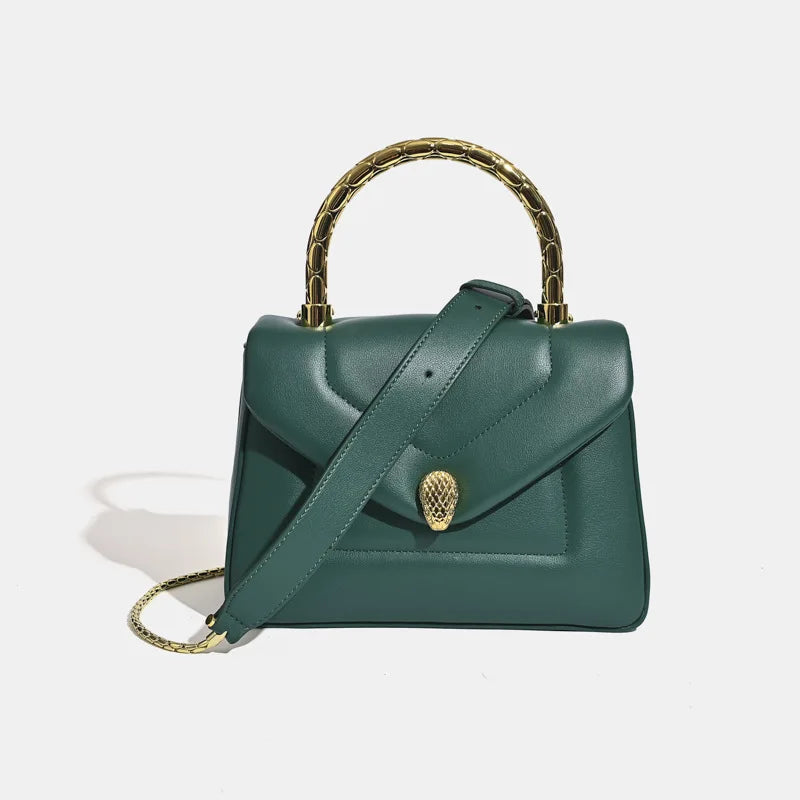 Meera Meera Snake Head Chain Square Bag Meera Meera