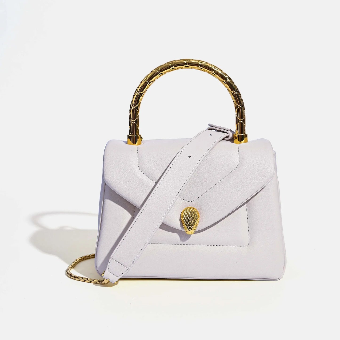 Meera Meera Snake Head Chain Square Bag Meera Meera