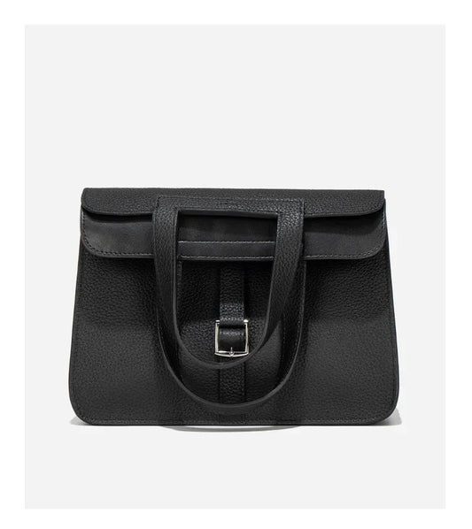 Halzan25 New Leather Crossbody Bag Single Shoulder Horse Hoof Shaped Commuter Briefcase Stylish Neutral Minimalist Style Meera Meera