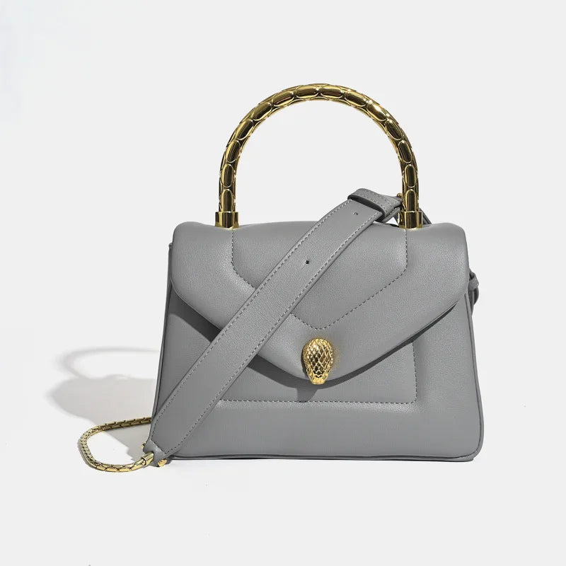 Meera Meera Snake Head Chain Square Bag Meera Meera