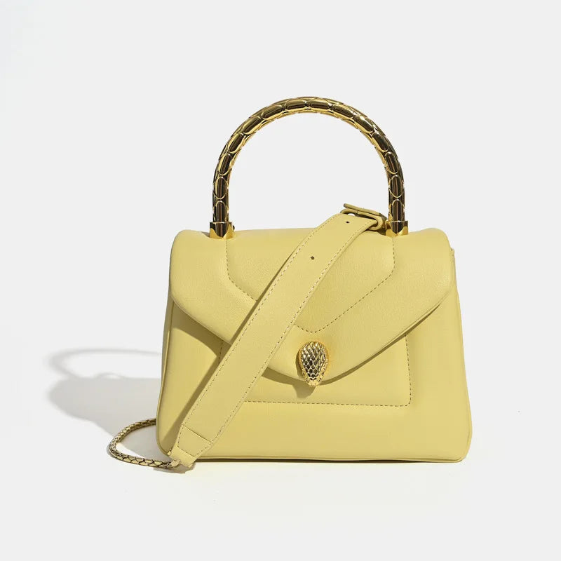 Meera Meera Snake Head Chain Square Bag Meera Meera